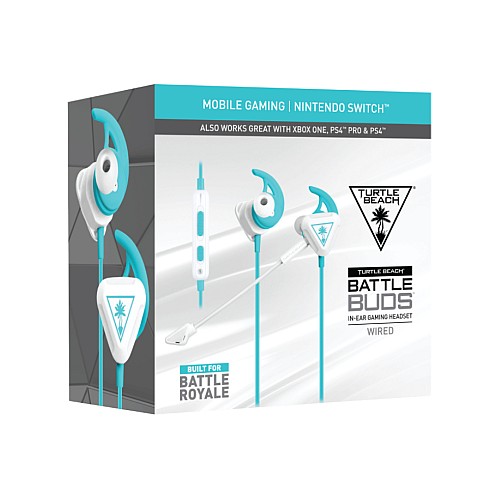 Turtle Beach Battle Buds In-ear Headset White/teal