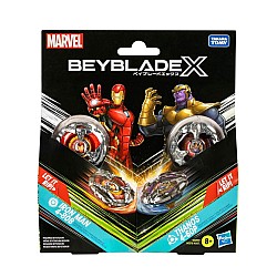 Marvel Bey Blade X Iron Man 4-80b Vs. Thanos 4-60p (g0287)