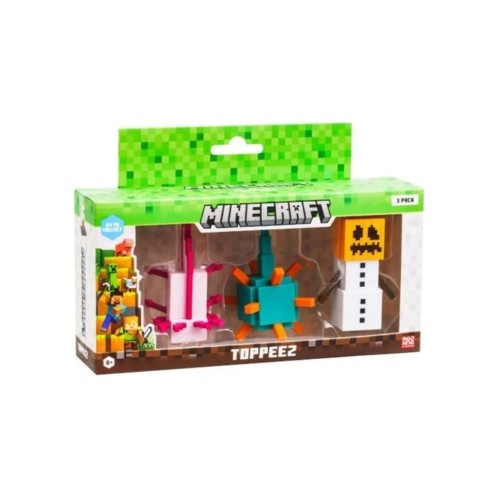Minecraft 3d Toppeez 3 Pack Random Mnc10000