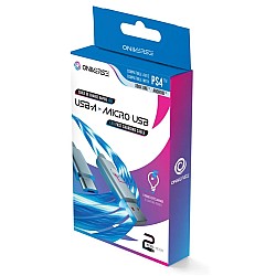 Oniverse Micro Usb Charge Cable With Led, 2 Meters White