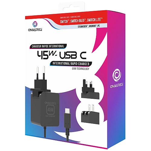 Oniverse Nsw International Fast Charger 45w Black