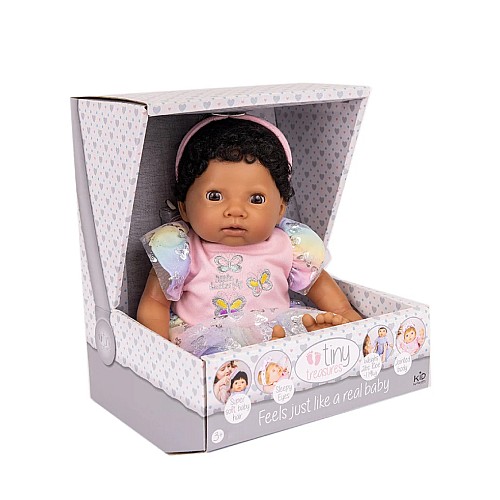 Tiny Treasure Ethnic Doll Butterfly Rainbow Dress (30633)