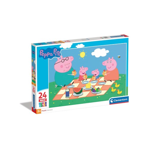 Clementoni Puzzle Maxi, Peppa Pig, 24 Pcs (i-24028)