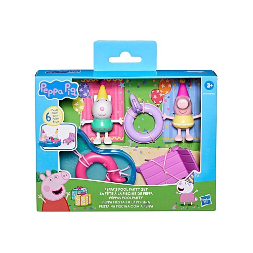 Peppa Pig Peppa's Moments Peppa's Pool Party Set (f9511)