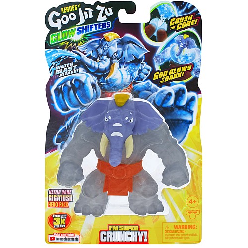 Heroes Of Goo Jit Zu Glow Shifters Gigatusk Hero Pack (gjt41000)