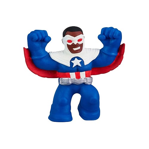 Marvel Heroes Of Goo Jit Zu Minis Captain America-sam Wilson (gjm00100)