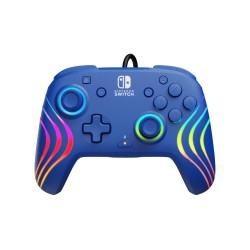 Pdp Afterglow Wave Wired Controller Blue
