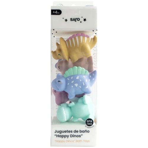 Saro Baby Happy Dinos Bath Toys Multicolored (sao0379)