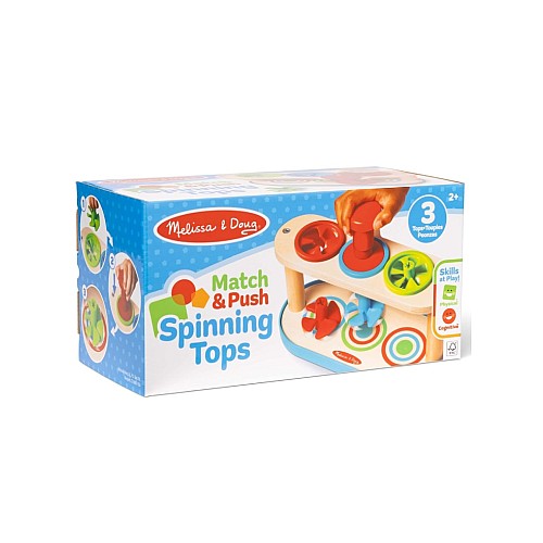 Melissa & Doug Match & Push Spin Top (31812)