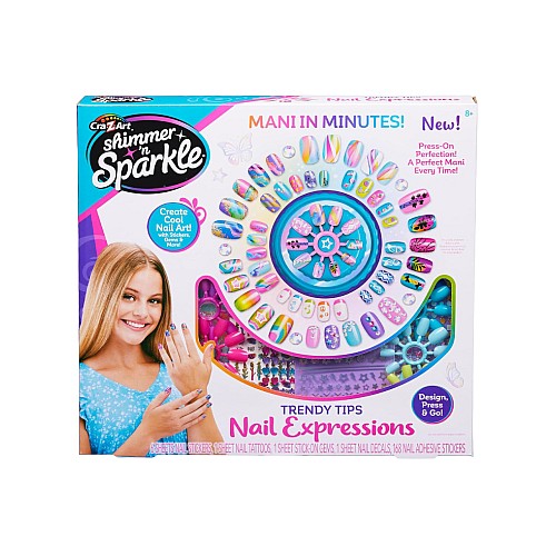 Shimmer N Sparkle Trendy Tips Nail Expressions (65610s)