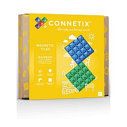 Connetix Base Plate Rainbow Blue & Green (ct-r-bg002-bp)