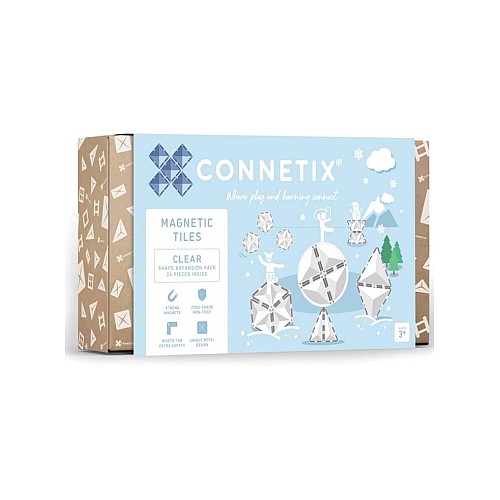 Connetix Clear Shape Expansion Pack 24 Pieces (ct-c-00024-sh)