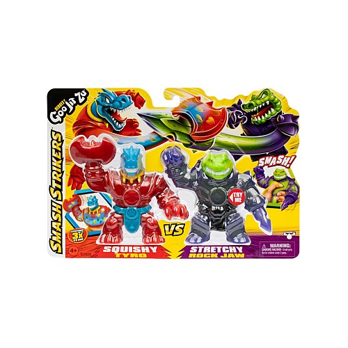 Goo Jit Zu Smash Strikers Tyro Vs Rock Jaw (42804)