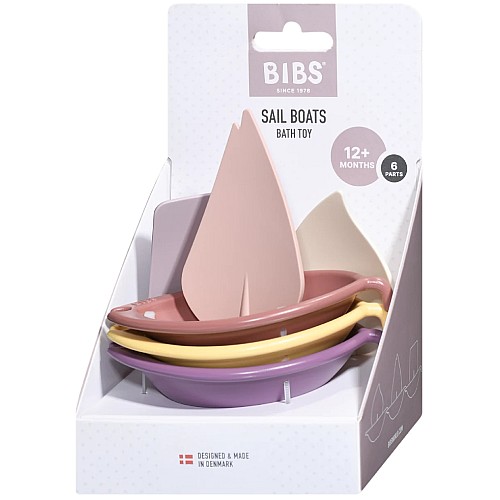 Bibs Sail Boats Pink Mix (4100200)