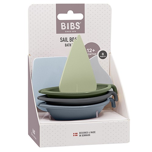 Bibs Sail Boats Blue Mix (4100201)