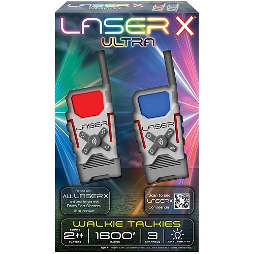 Laser X Walkie Talkies 2 Pcs (20335)