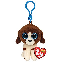 Ty Mini Boos Clip On Muddles Dog 8.5cm (1607-35245)