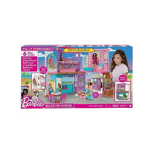 Barbie Vacation House Playset (hcd50)