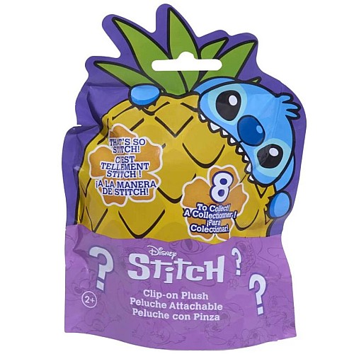 Disney Stitch Movie Clip-on Plush 9 Cm Random Cdu (302-11367)