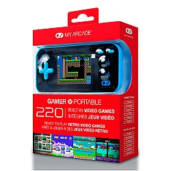 My Arcade Console Retro Gamer Black/azul 220 Games