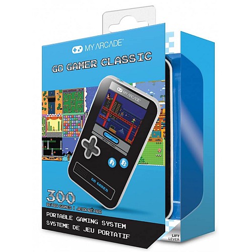 My Arcade Go Gamer Classic 308 Games Negra Azul 6.25cm