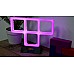 Tetris Purple Neon Light Purple 21cm X 14cm