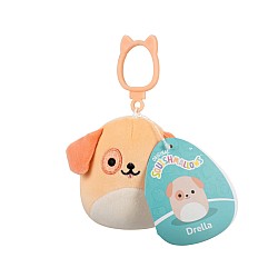 Squishmallows Clip On Drella Dog 9 Cm