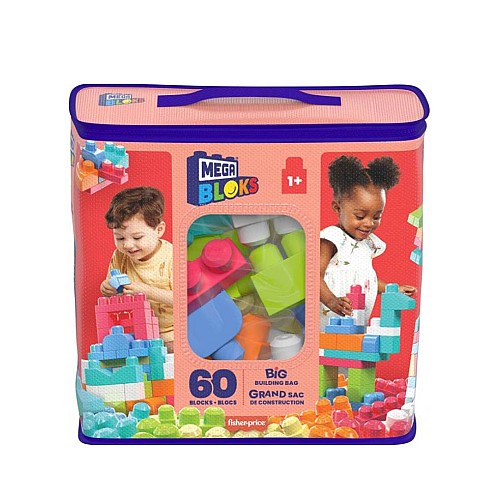 Mega Bloks First Builders Building Bag 60 Pcs (8417)