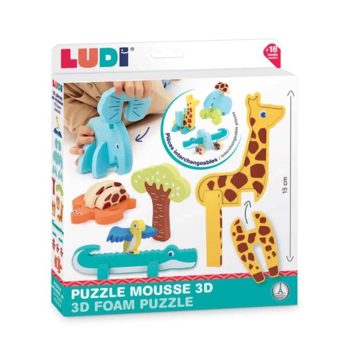 Ludi 3d Foam Puzzle Game (lu30084)