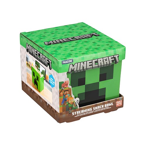 Minecraft Creeper Streaming Snack Bowl