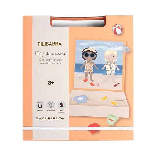 Filibabba Magnetic Game Dress-up A Day At The Beach (fi-03584)