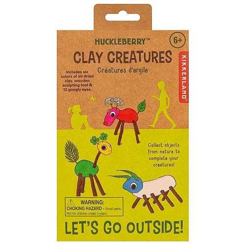 Kikkerland Huckleberry Clay Creatures (hb50-f)