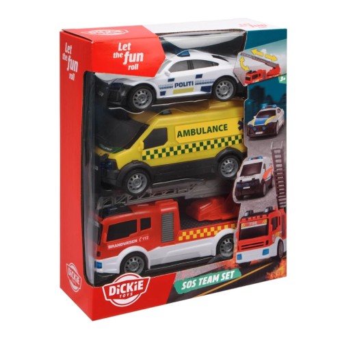 Dickie Toys Sos Team Set Danish (203712015018)