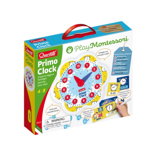Quercetti Play Montessori Primo Clock (qu-0624)