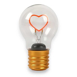 Itotal Bulb-shaped Light Heart