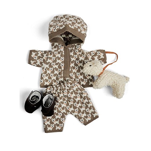 Smallstuff Doll Clothing, Sweat Suit With Ao Dogs, Shoes And Dog (40010-45)