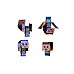 Minecraft Mob Head Minis Flipping Figs Steve & Steve In Enchanted Armor