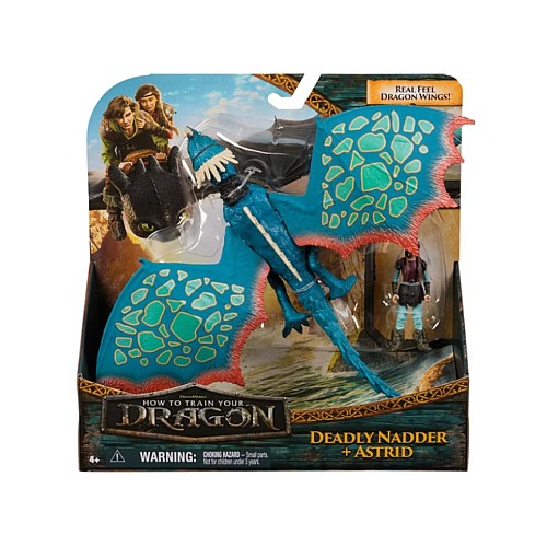 Dragons Movie Viking&dragon-deadly Nadder & Astrid (6074005)