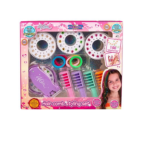 4-girlz Hair Decoration Set W/ Combs (63243)