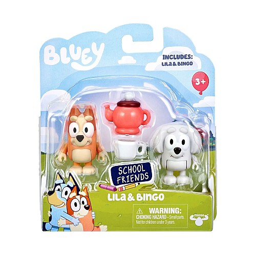 Bluey School Friends Lila & Bingo 2 Pack (bly87000)