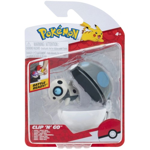 Pokemon Clip N Go Aron With Heavy Ball (pkw4147)