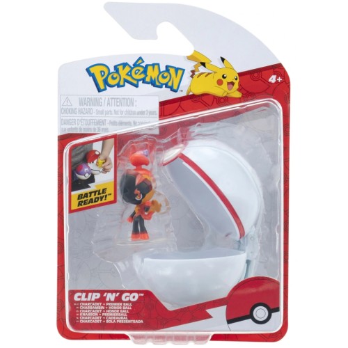Pokemon Clip N Go Charcadet With Premier Ball (pkw4148)