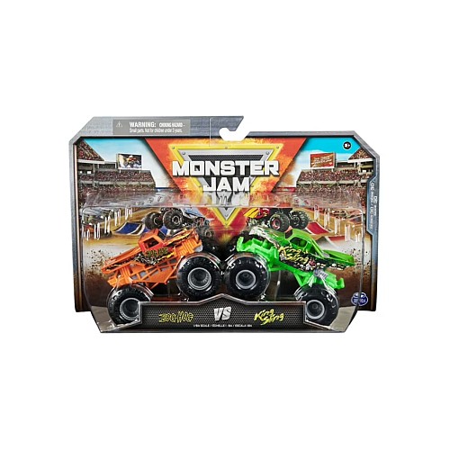 Monster Jam 1:64 Die Cast 2 Pack Bog Hog Vs King Sling