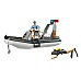 Bruder Bworld Police Boat With Rotating Beacon Light (62733)