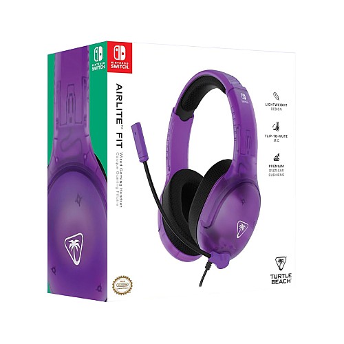 Turtle Beach Airlite Fit Wired Headset (ghost Purple)