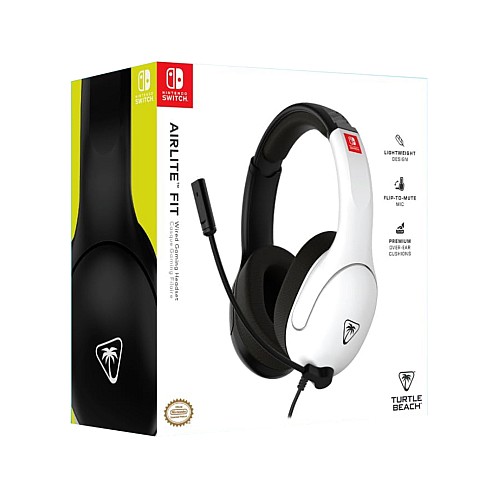 Turtle Beach Airlite Fit Wired Headset (black & White)