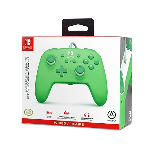 Powera Enhanced Wired Controller Seafoam Green