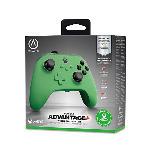 Powera Advantage Plus Wired Controller Green Meadow Green/black