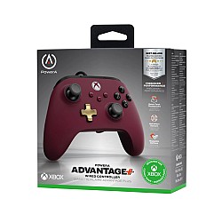 Powera Advantage Plus Wired Controller Ruby Red/black