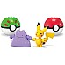 Mega Pokemon Poke Ball 2-pack Building Pikachu & Ditto (jct43)